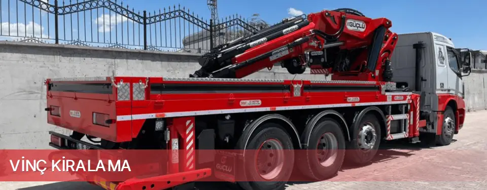 Türkiye İli Vinç Kiralama